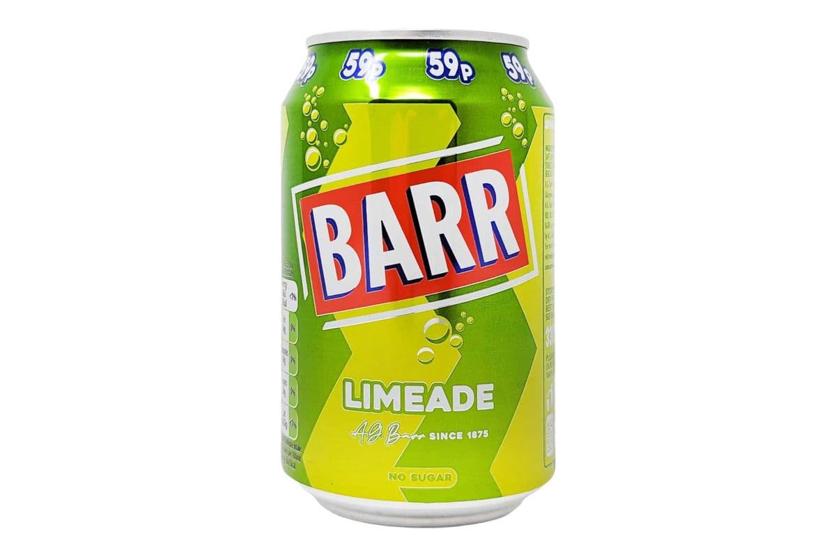 Barr Limeade No Sugar (330ml) (8 Cal)