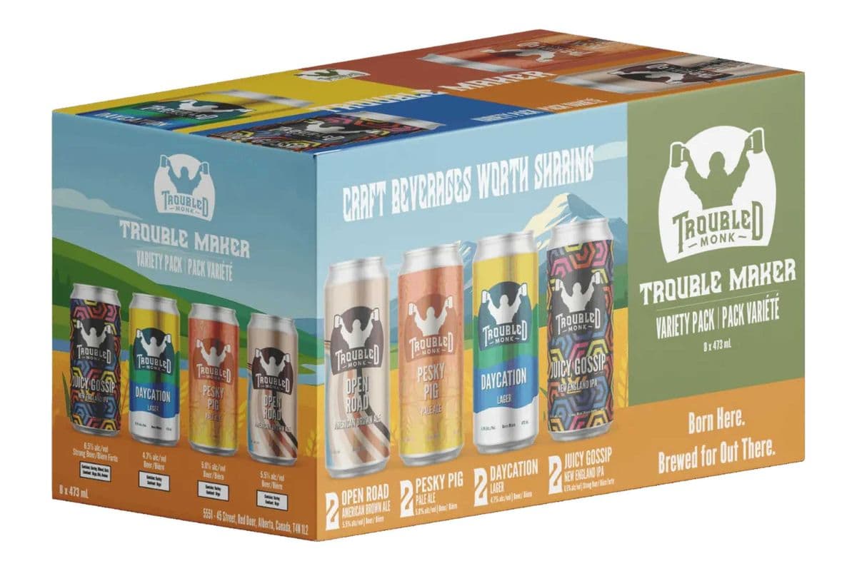 8 Pack Trouble Maker Mix (8 x 473ml Cans)