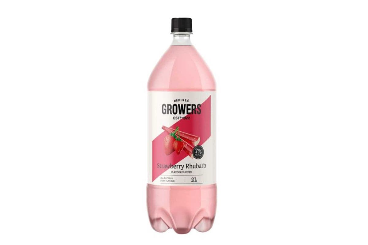 756242. GROWERS STRAWBERRY RHUBARB (1 x 2L)