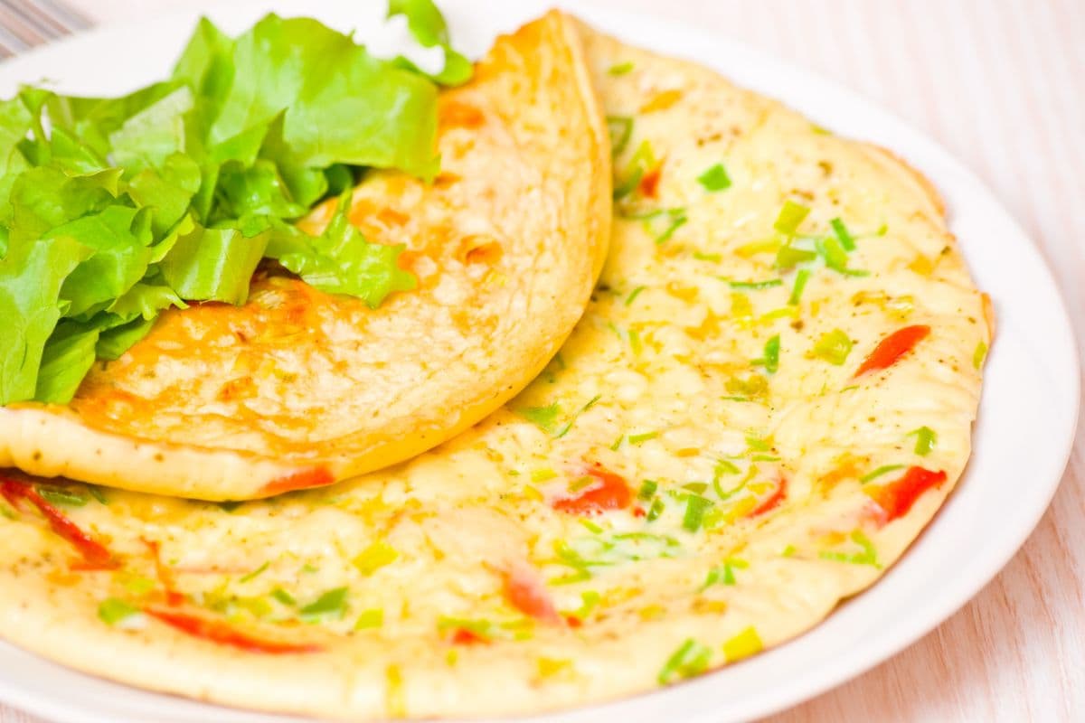 Bacon Swiss Mushroom Omelette