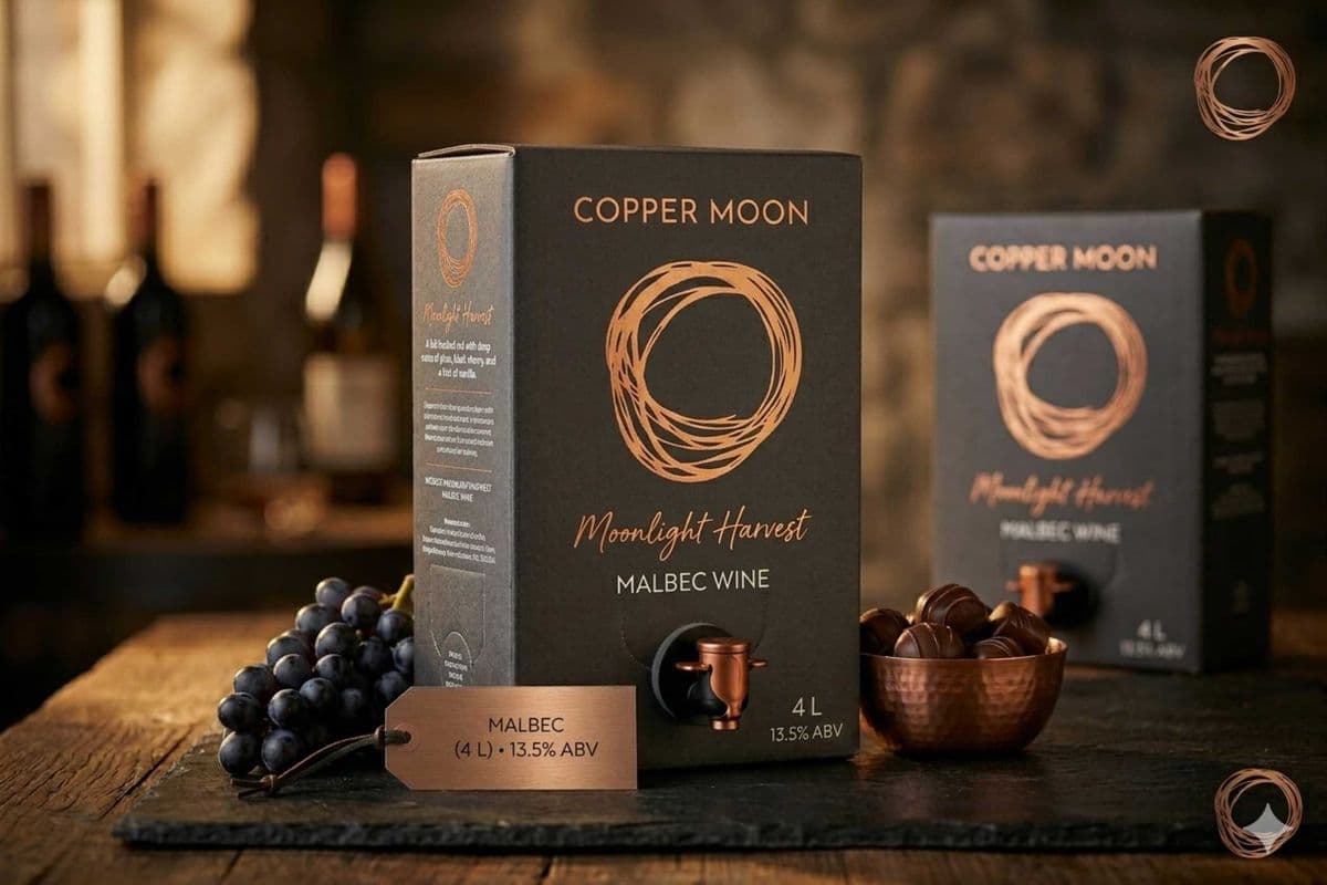 COPPER MOON MOONLIGHT HARVEST MALBEC WINE (4 L) 13.5% ABV (1 x 4 L)