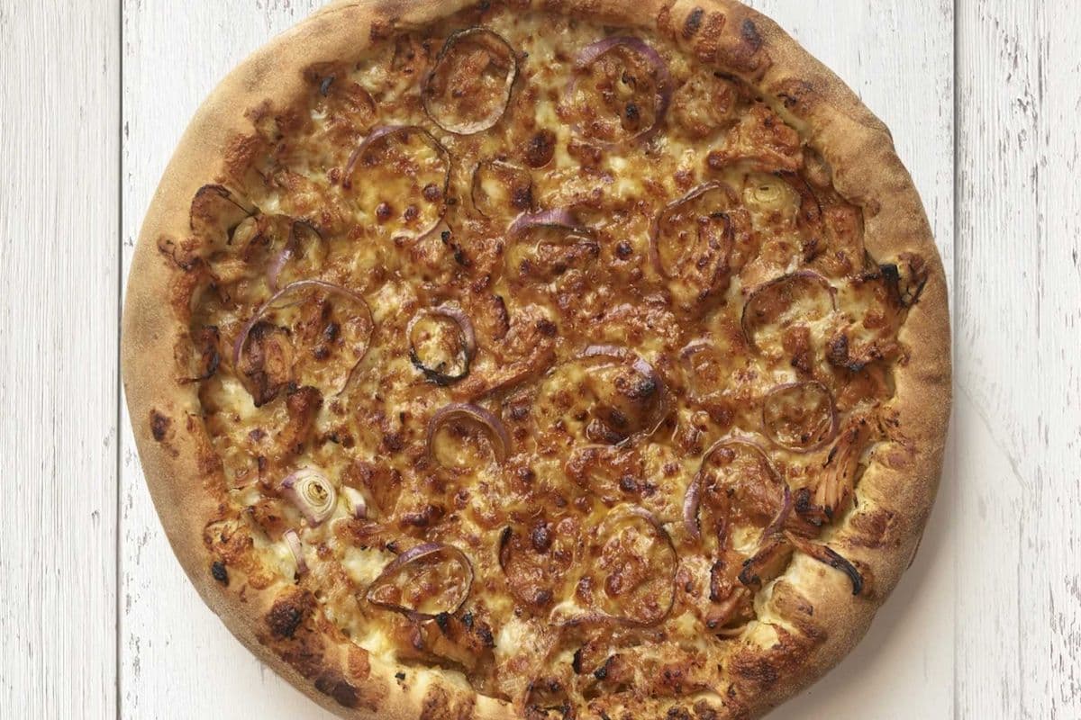 Pizza 12" porc effiloché