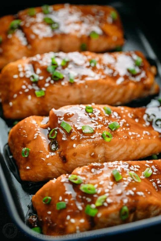 49. Salmon Teriyaki Dinner