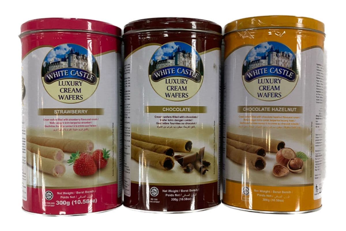 White Castle Luxury Cream Wafers (300g) (150 Cal)