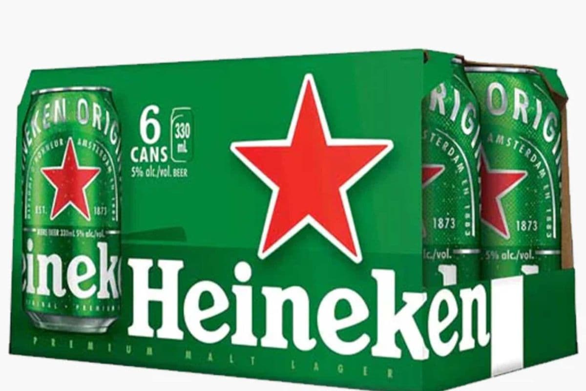 Heineken Lager (6 x 330 ml Cans)