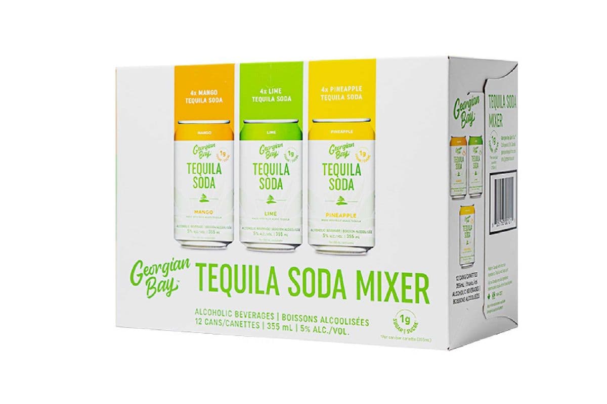 Georgian Bay Tequila Soda Mixed Pack (12 x 355 ml Cans)