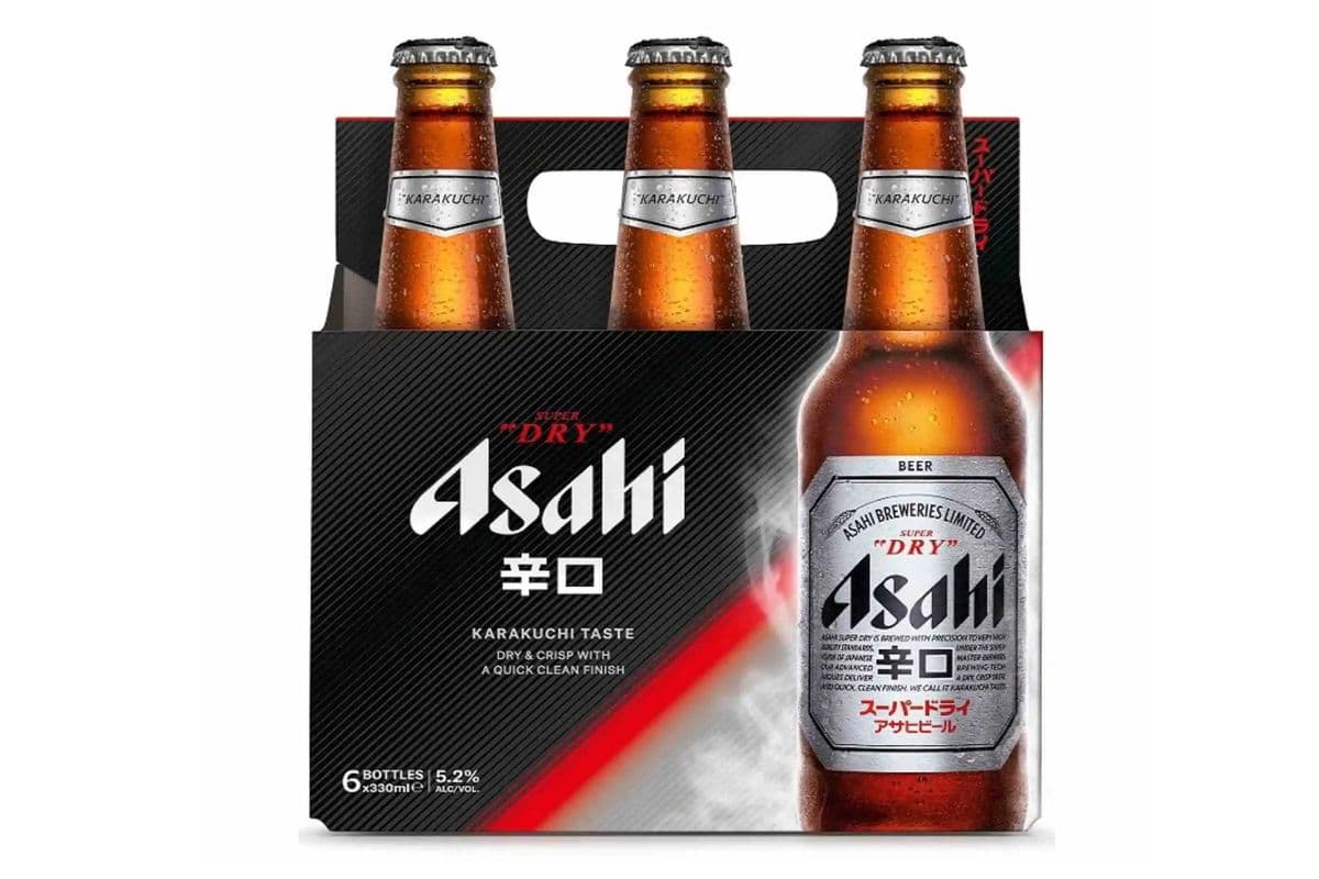 ASAHI SUPER DRY 6 BOTTLES(330ML) (1 x 330ML)