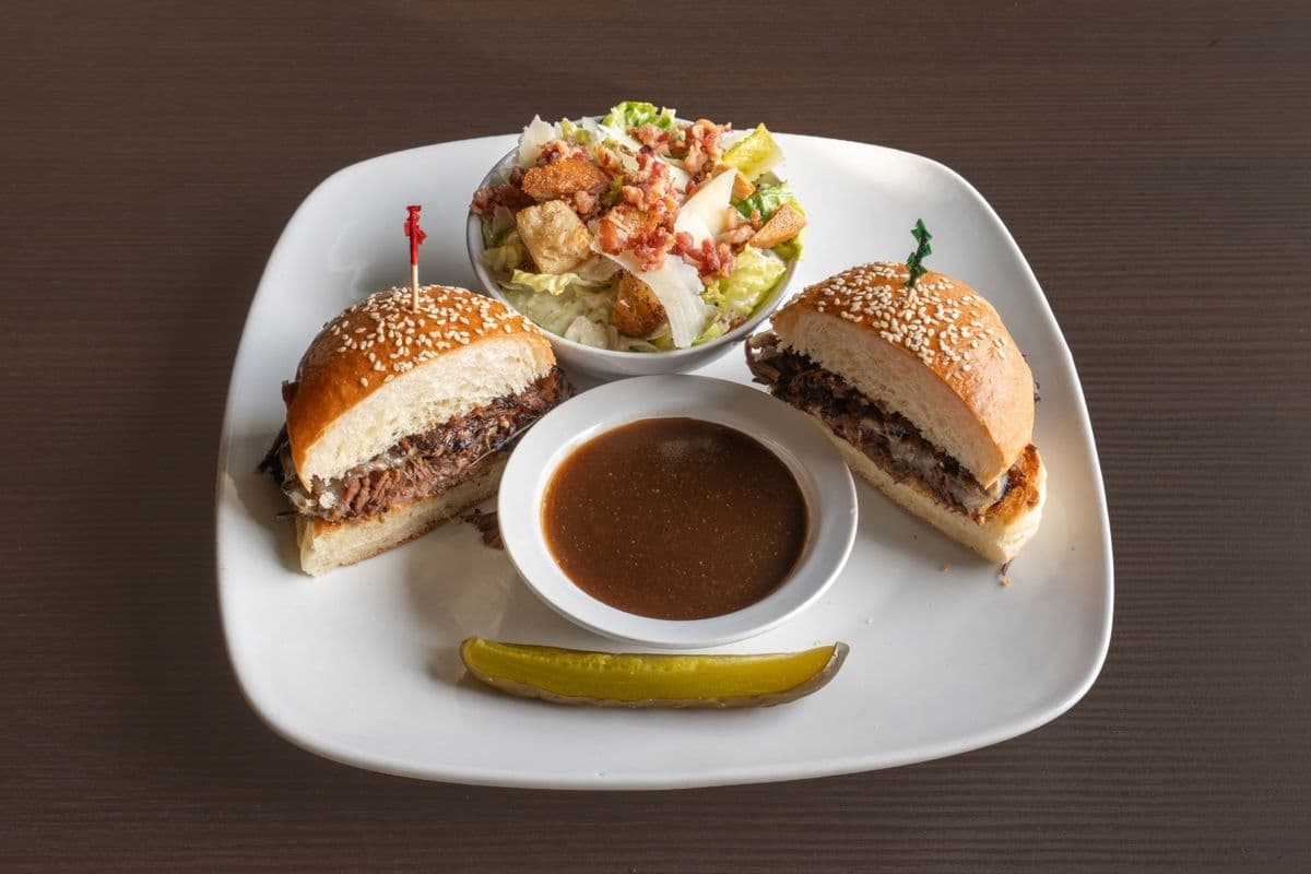 Slow Cooked Brisket French Dip