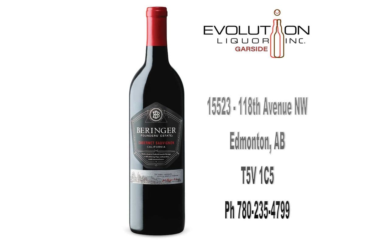 Beringer Founders' Estate Cabernet Sauvignon 0750G (1 x 750ml Glass Bottle)