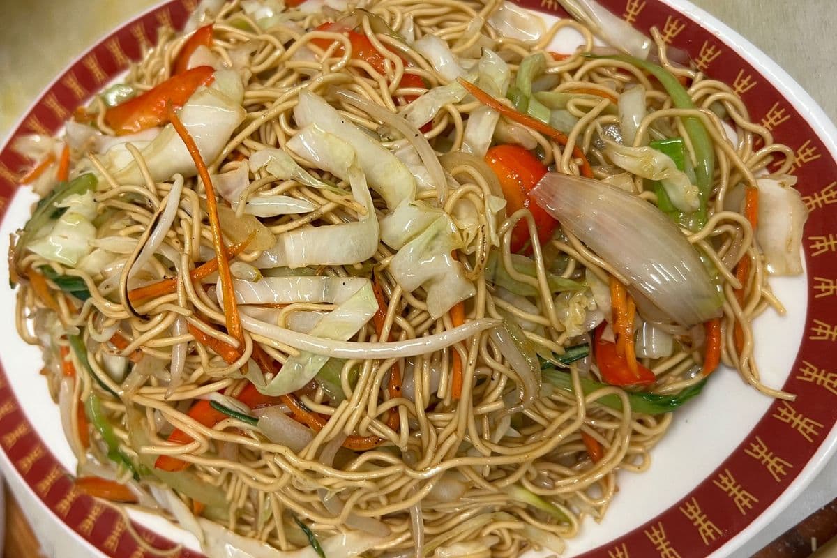 64. Vegetable Chow Mein with Soft Noodle