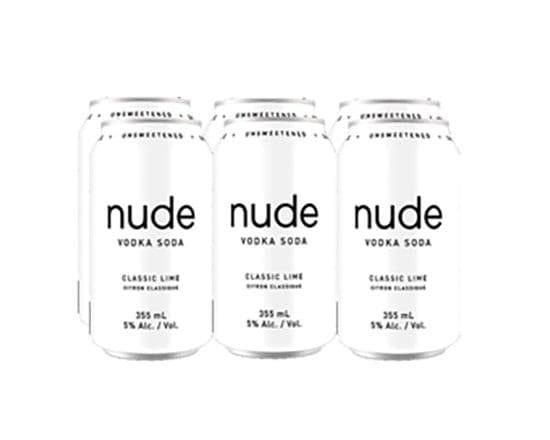 NUDE VODKA SODA CLASSIC LIME 6 CAN (6 X 355ML)