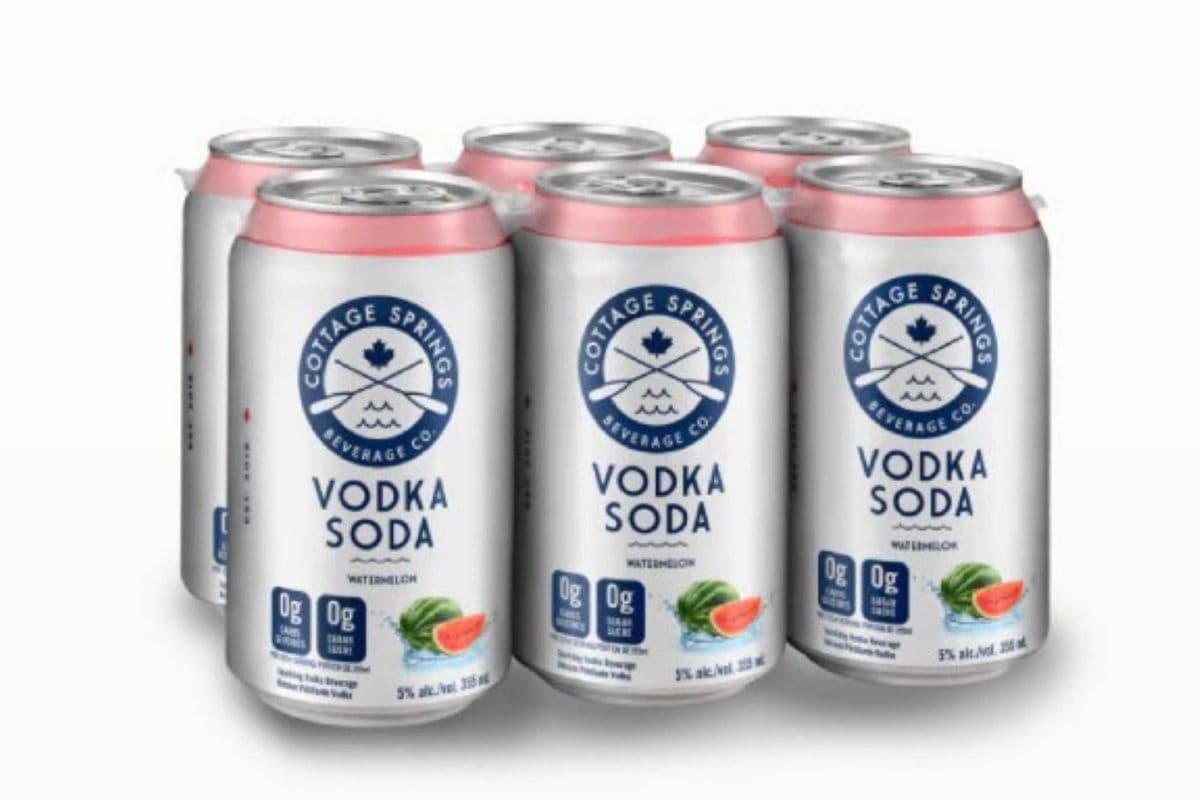 COTTAGE SPRINGS WILD CHERRY VODKA SODA 6x355 ML (1 x 355 ML)
