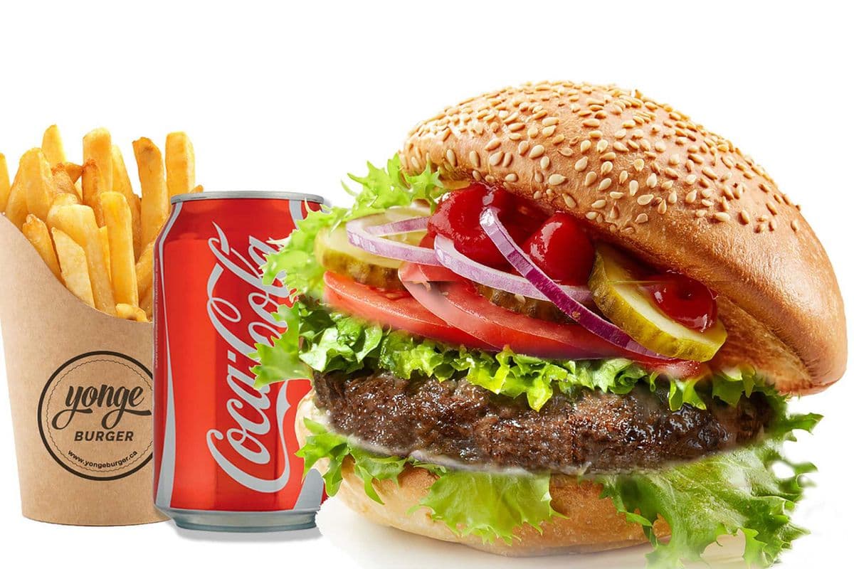 COMBO FOR 1 PERSON (7.2 oz) Burger+Small Fries+Drink