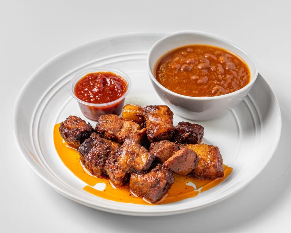 1/2 lb. Pork Belly Burnt Ends Platter
