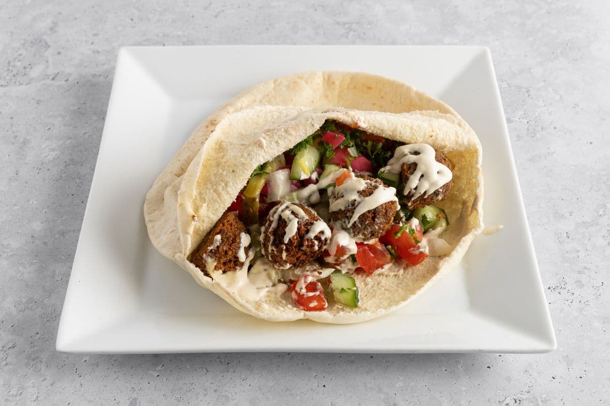 Falafel Pita Wrap
