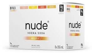 NUDE VODKA SODA V2 8 CAN MIXER (8 x 355ML)