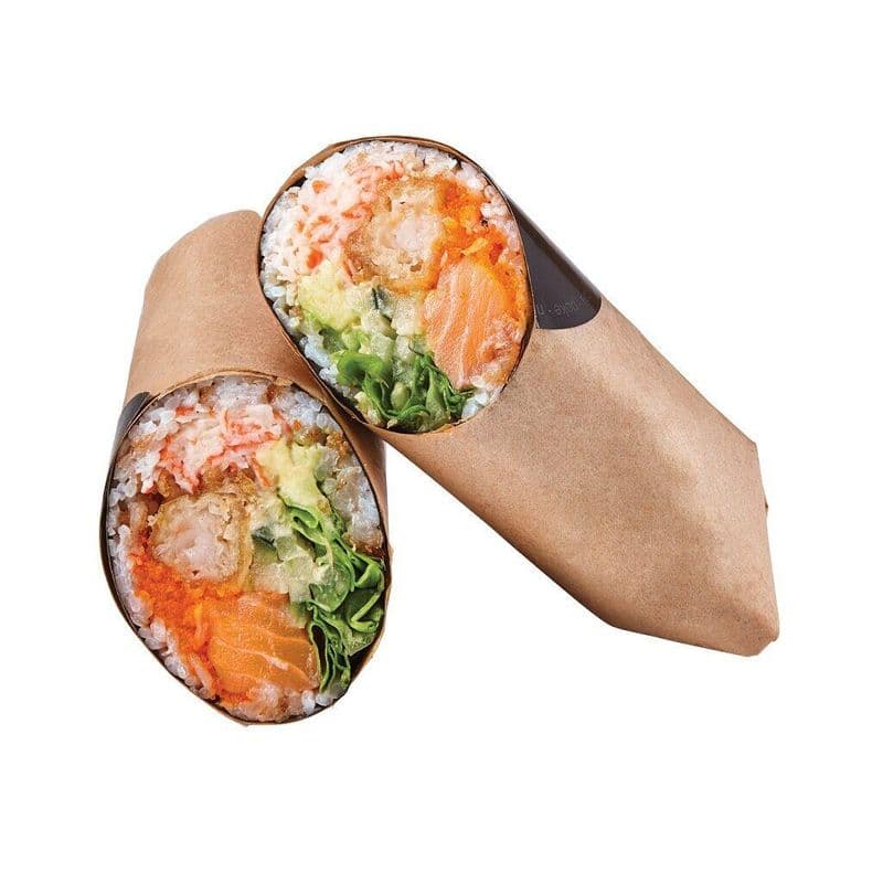 Sushi Burrito Salmon & Shrimp Tempura / Sushi burrito Saumon & crevette tempura