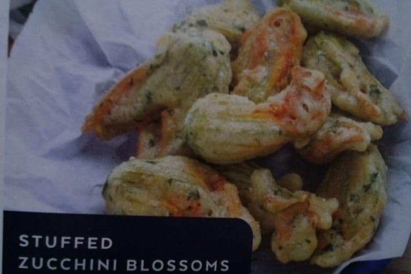 Stuffed Zucchini Blossoms (3-4 pcs depending on size of each blossom)