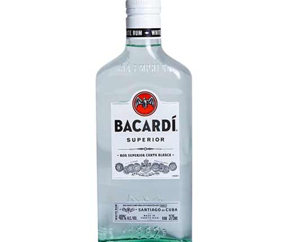 Bacardi White (375 ml) (1 x 375mL)