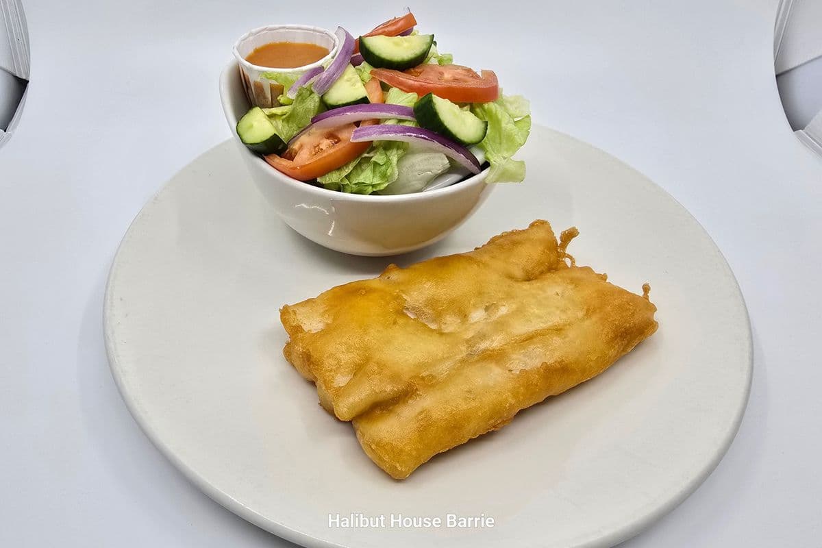 Cod with Garden Salad