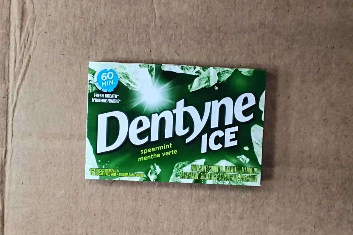 Dentyne Ice Spearmint.