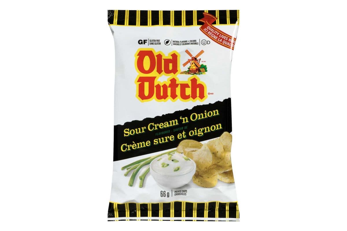 Old Dutch Sour Cream And Onion Chips (66 g)