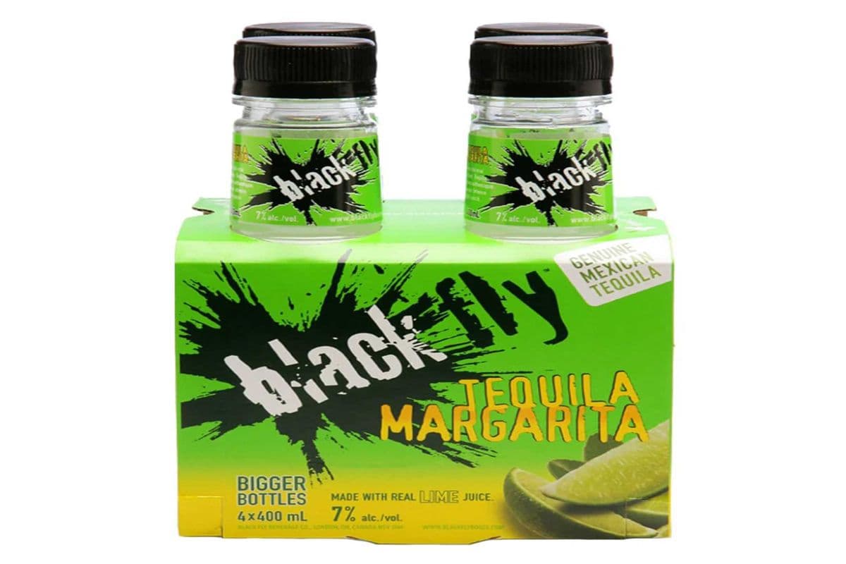 BLACK FLY TEQUILA MARGRITA 4 BOTTLES (4 x 440 ML)