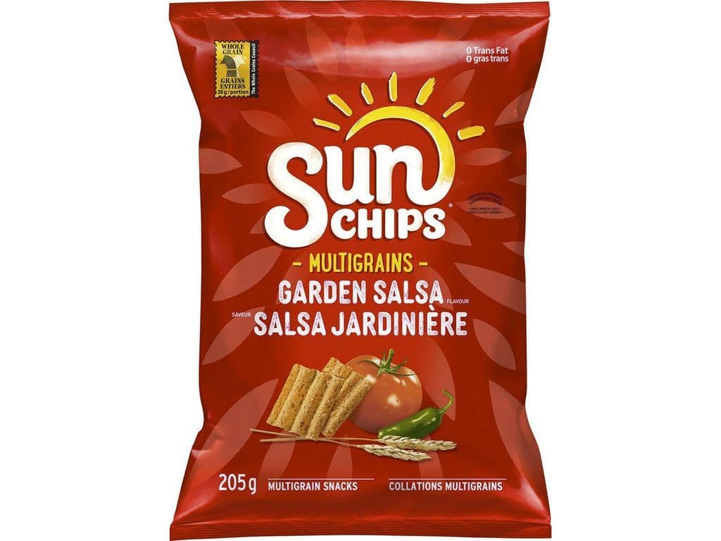Sunchips Garden Salsa Tomato and Jalapeno Multigrain Chips 205g