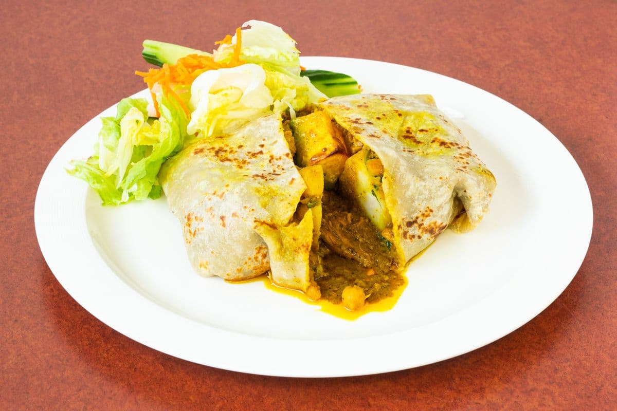 Curry Goat Roti Boneless