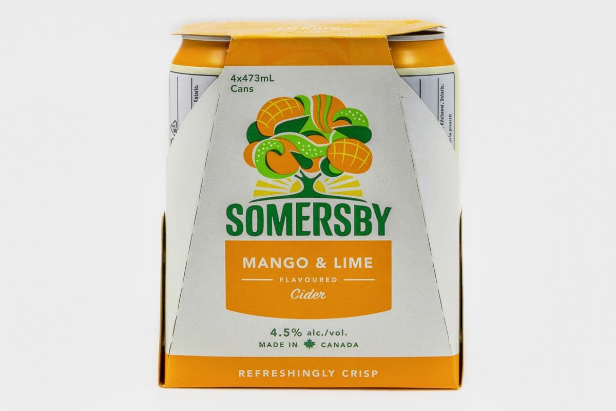 Somersby Mango and Lime Cider (4 Cans) (1 x 4x473ml)