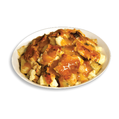 grande Poutine au poulet Shish Taouk
