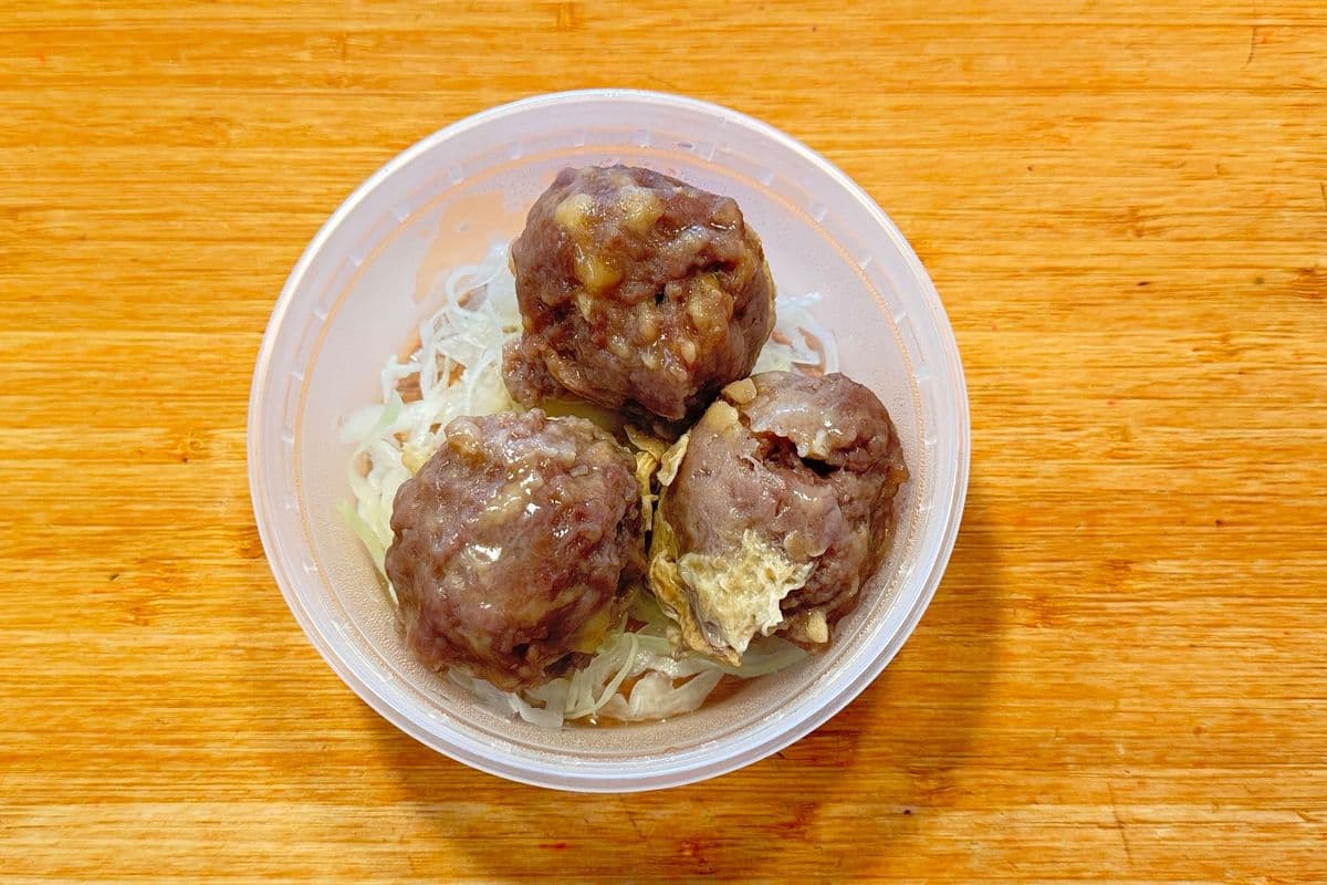 8. Steamed Beef Ball