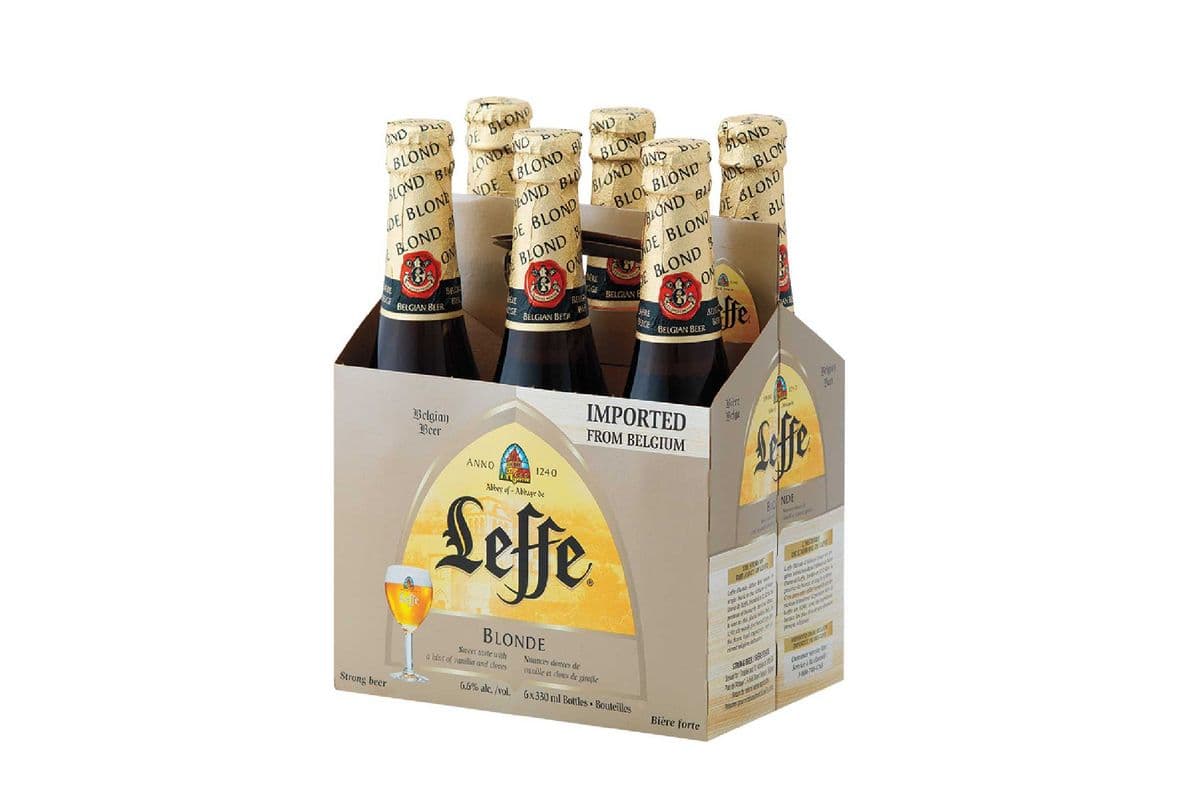 Leffe Blonde 6 pb (6 x 330 ml Bottles)