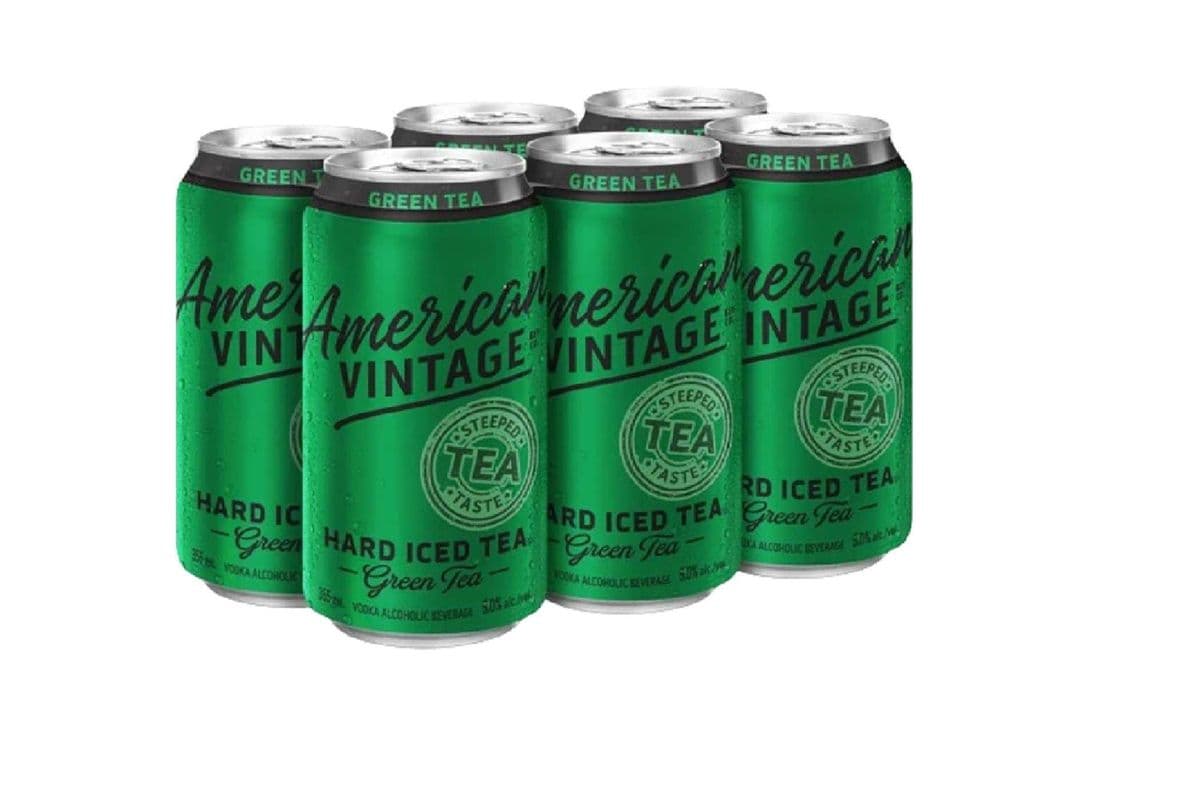 113801 - AMERICAN VINTAGE GREEN TEA (6 x 355ml)