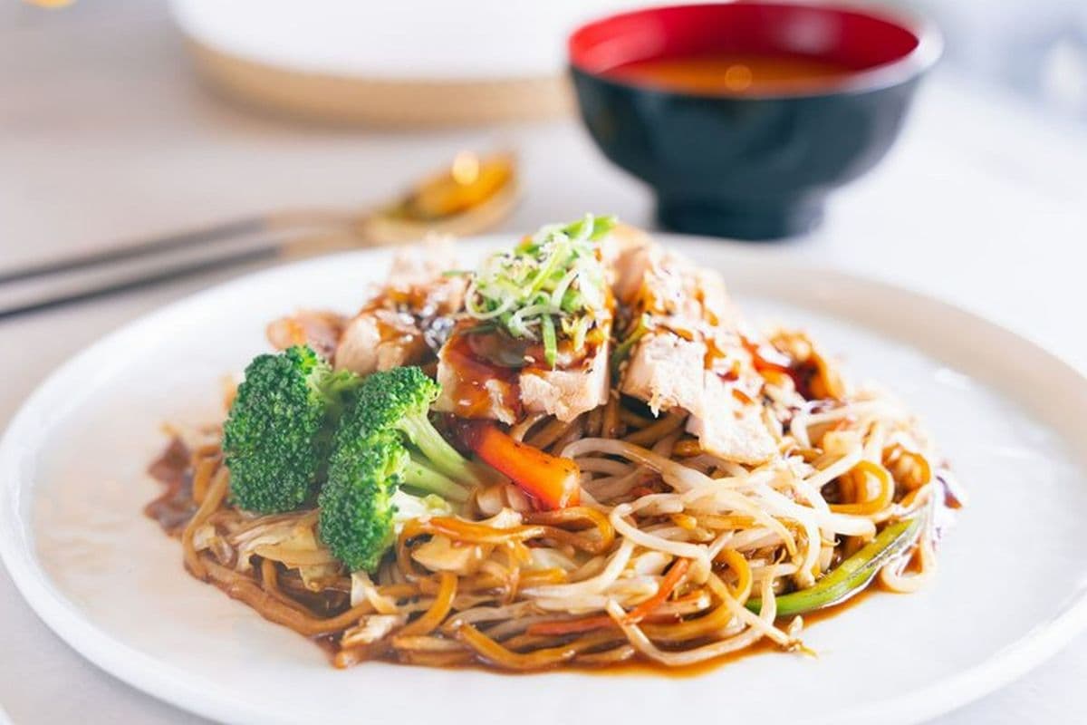 Chicken Yakisoba