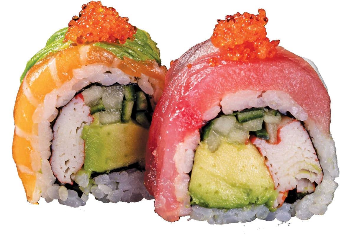 Rainbow Cali Roll (8 pcs)