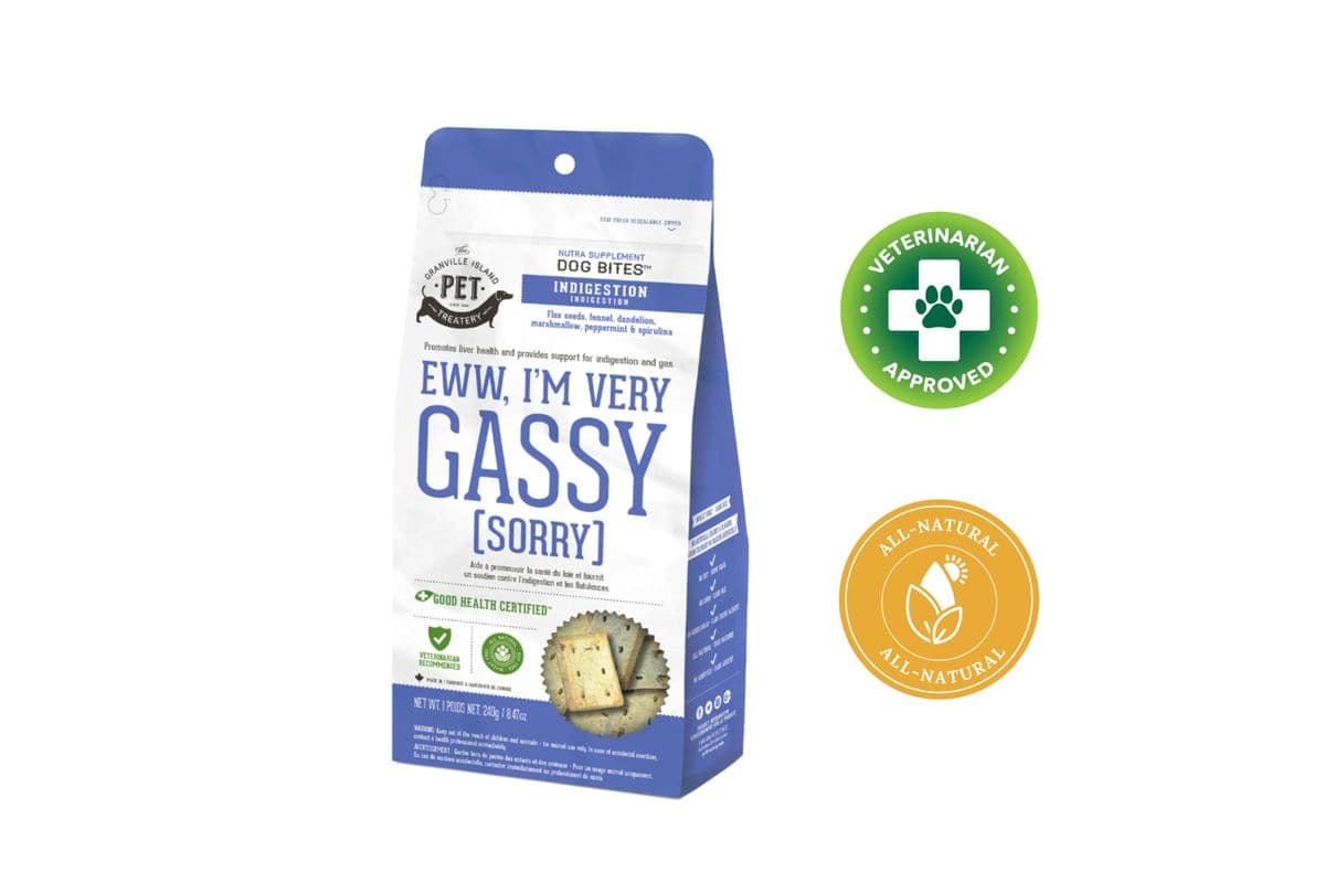 Granville IslandPet Treatery Digestion Treats Eww I'M Very Gassy Sorry Dog Treats (240 g)
