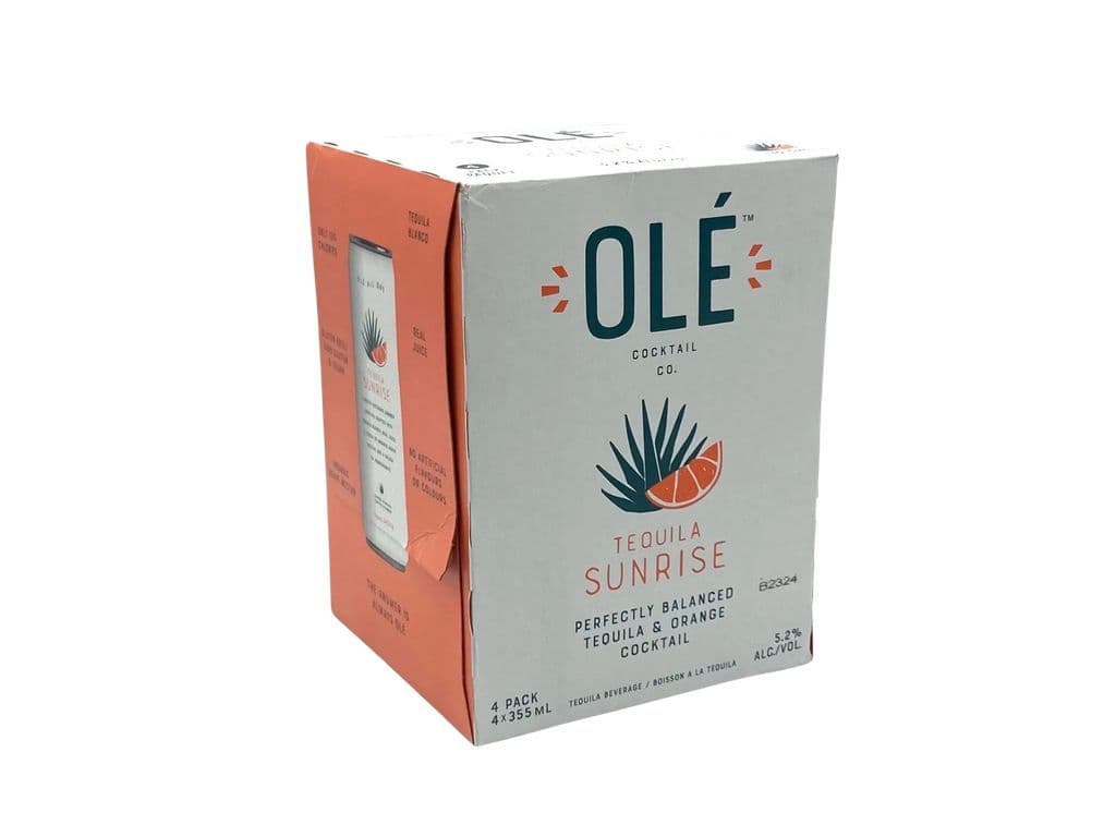 Ole Cocktails - Tequila Sunrise (4x355ml)