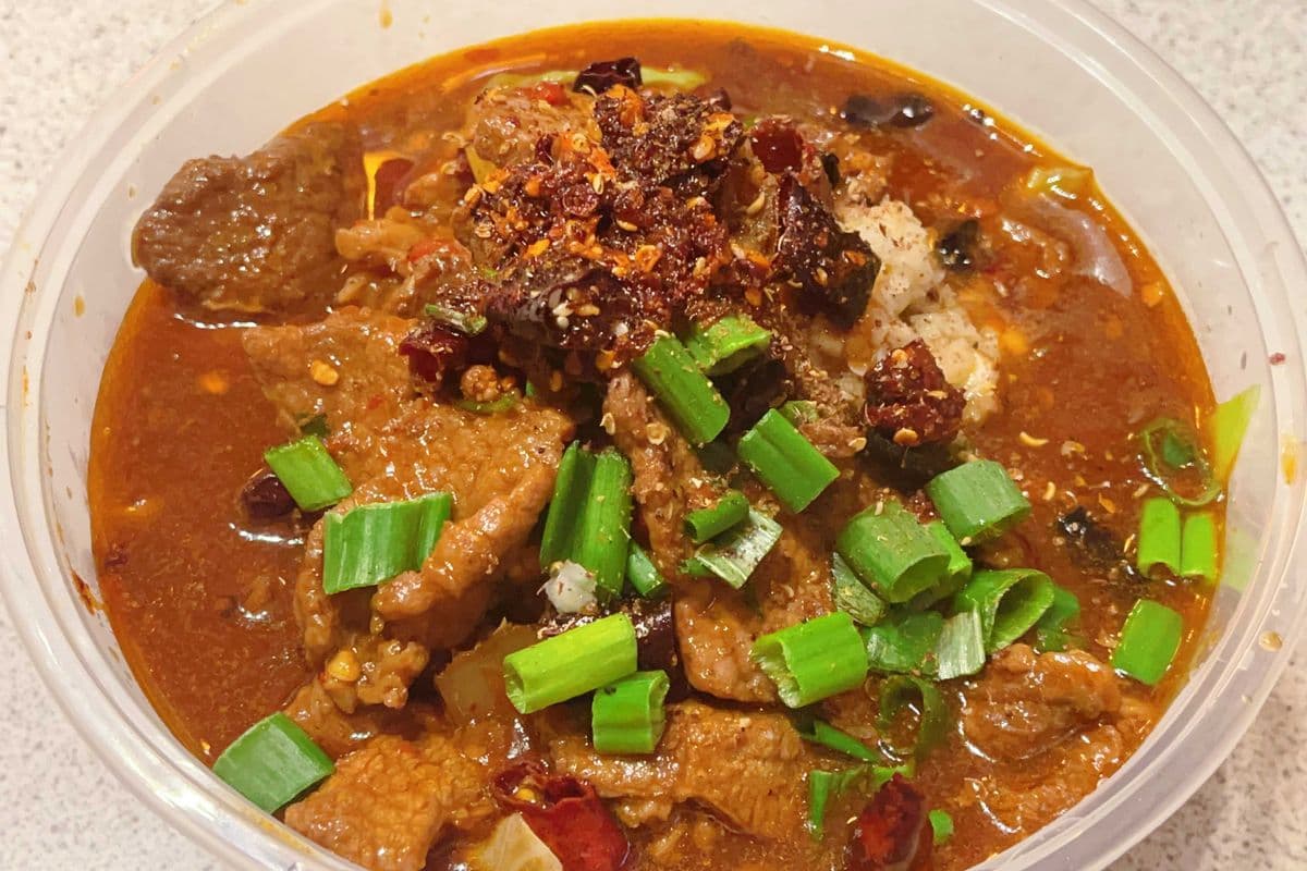 9. Boiled Pork in Hot Chili Soup 水煮肉片