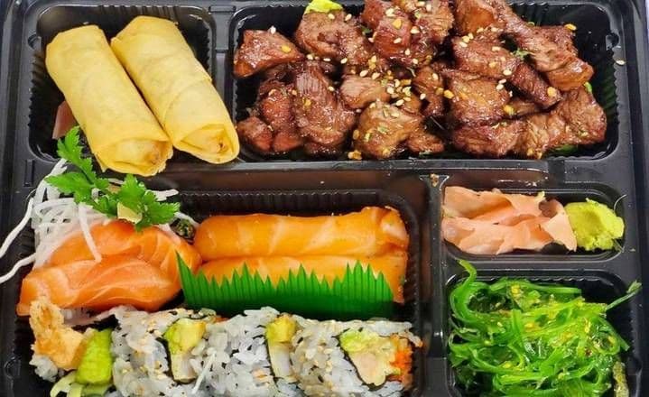 Garlic Butter Beef Bento