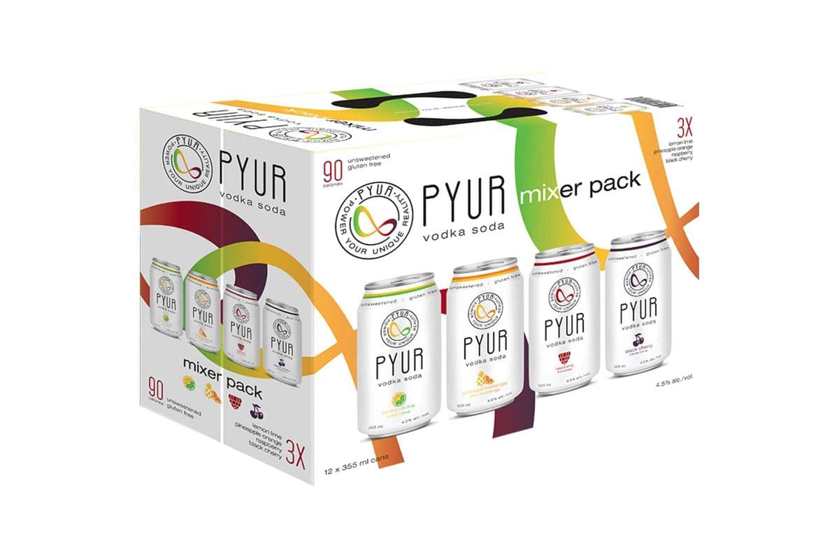 Pyur Vodka Soda Mixer (12 x 355ml Cans)
