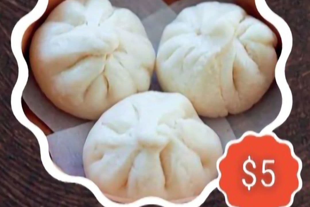 3 pcs Steamed Buns