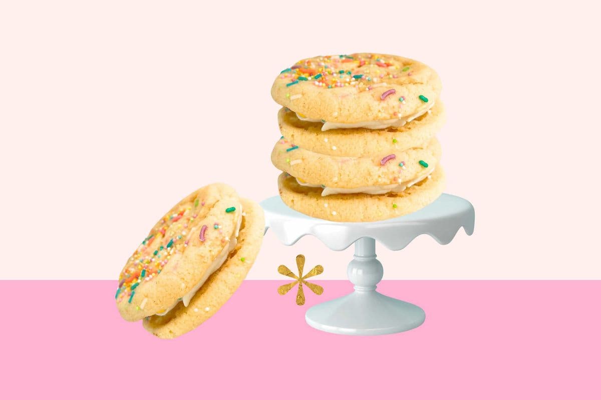 Cookie Sandwich - Vanilla Confetti (1 pc)