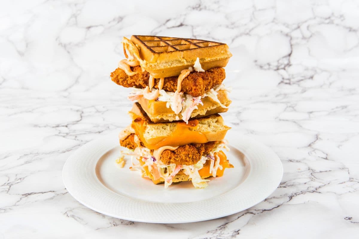 Waffle Fried Chicken Sandwich Only