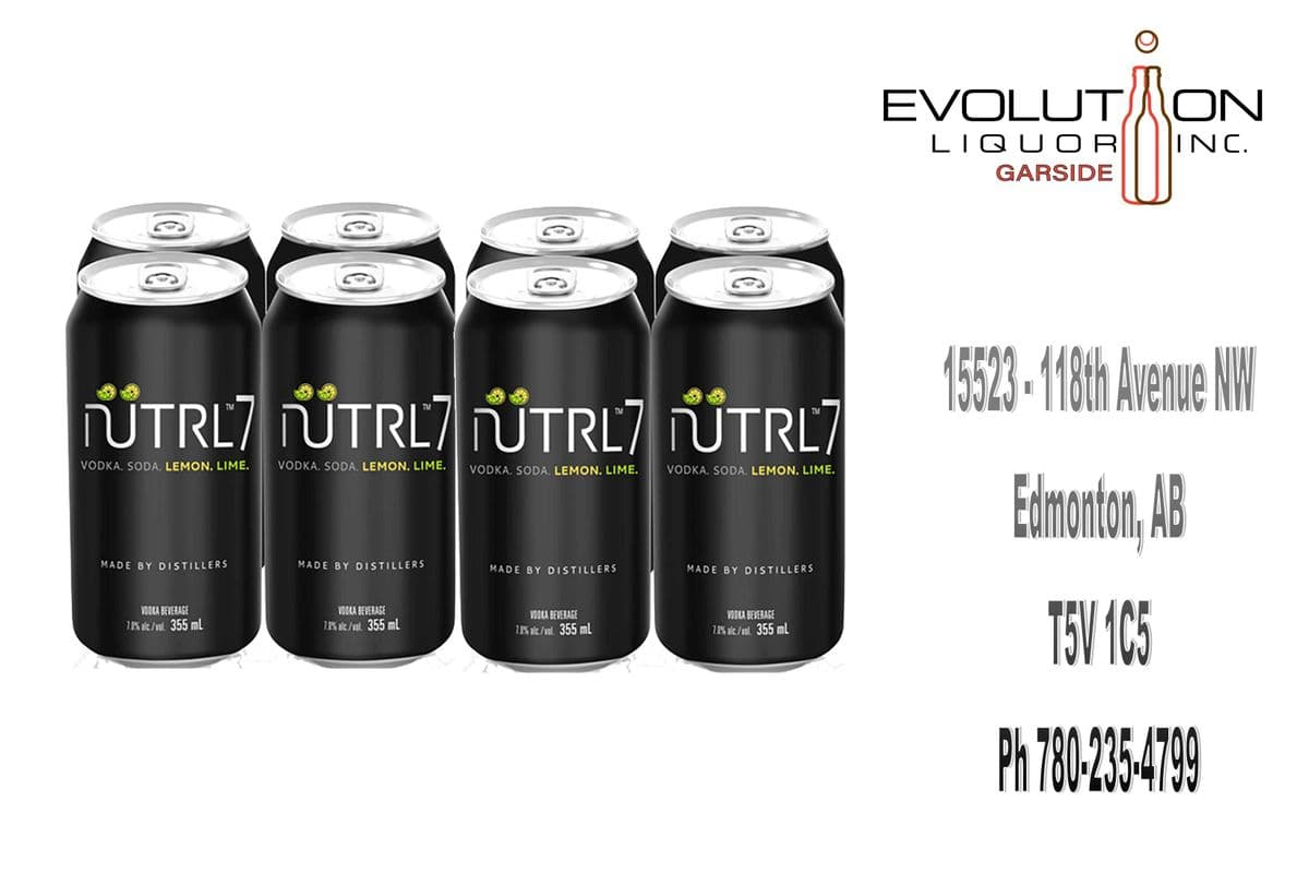 Nutrl 7 Vodka Soda Lemon Lime C355-08 (8 x 355ml Can)