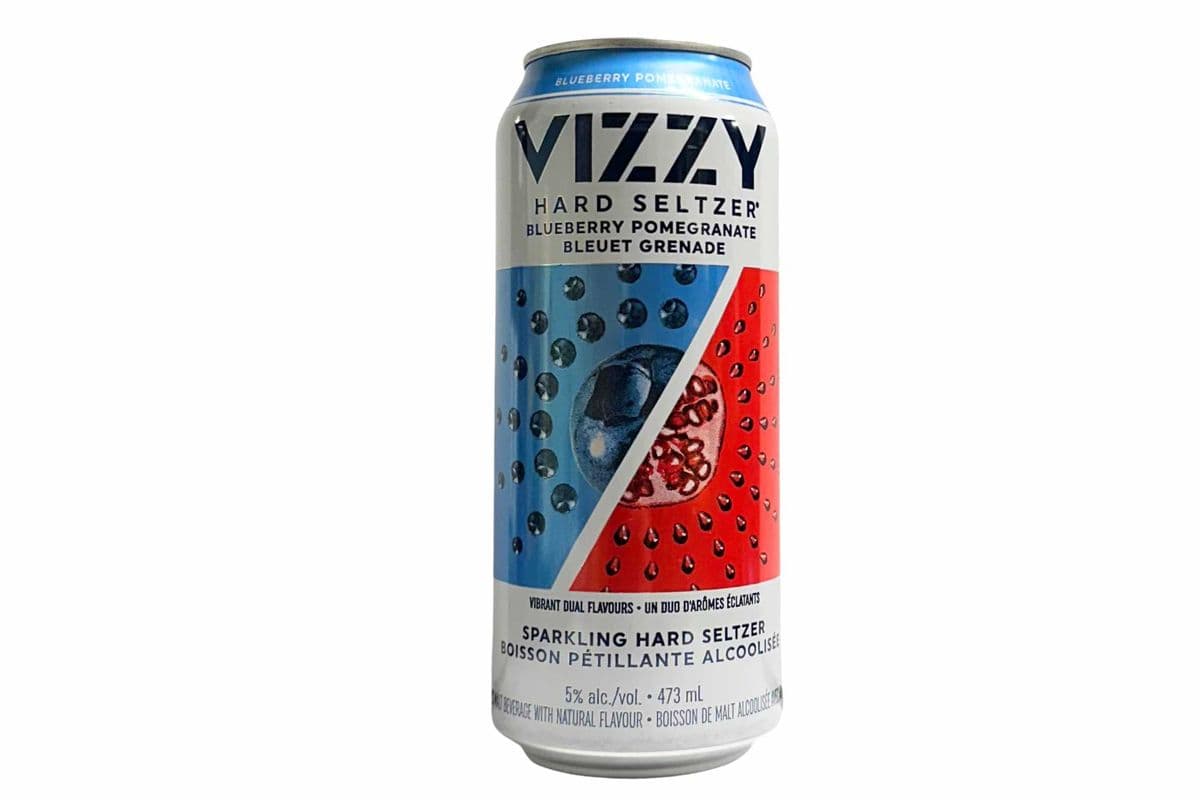 Vizzy Hard Seltzer Blueberry Pomegranate (1 x 473mL Can)
