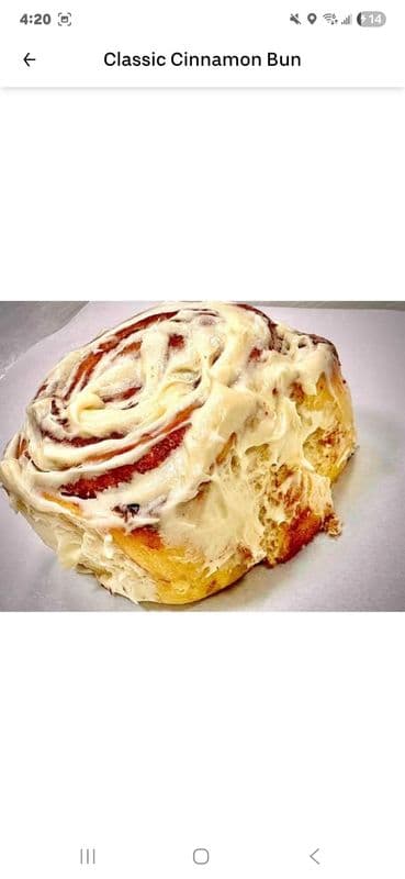 Four Buns Classic Cinnamon Bun