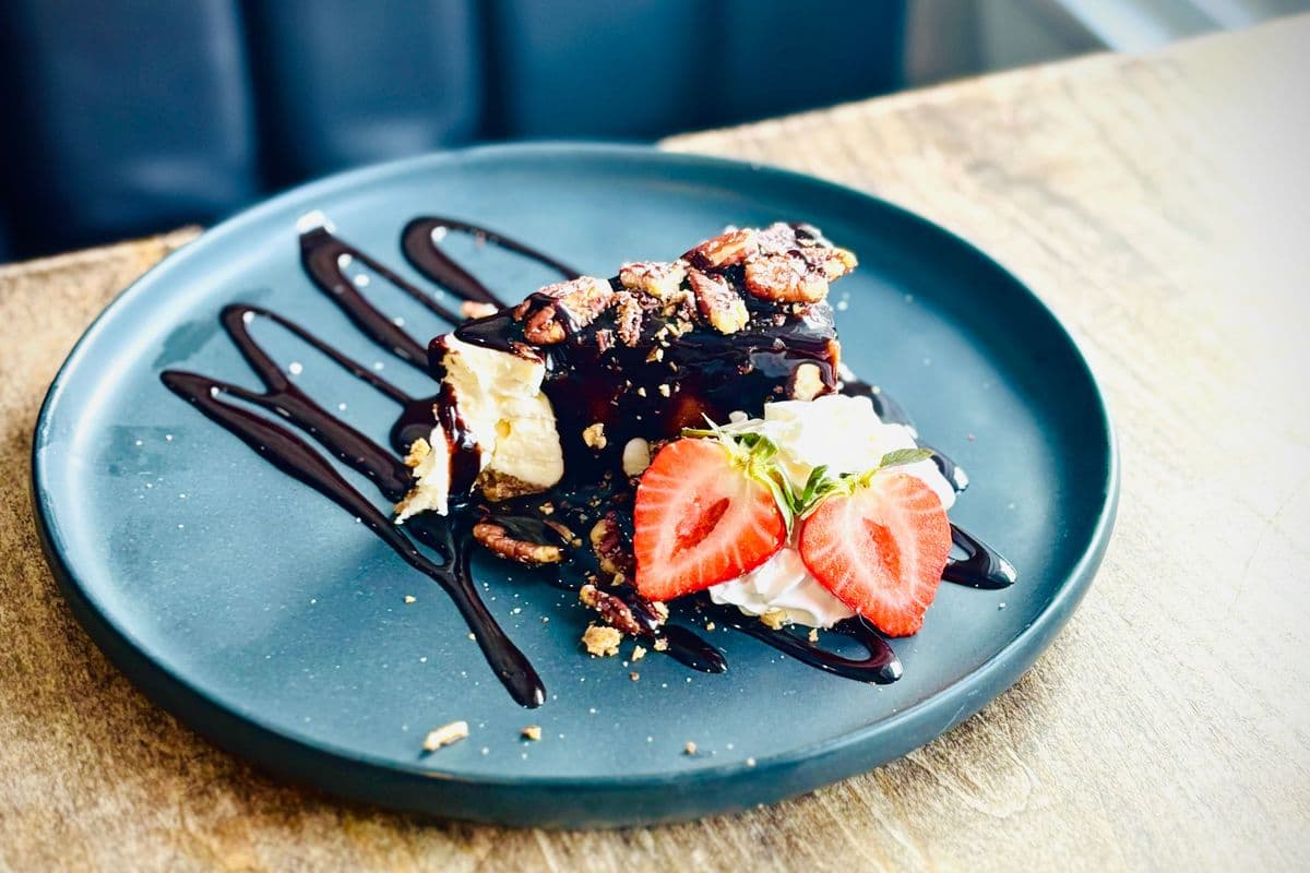 Chocolate Pecan Cheesecake
