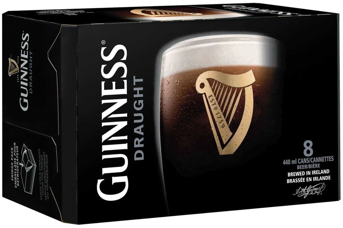 GUINNESS DRAUGHT 8 CANS (8 x 440ML)