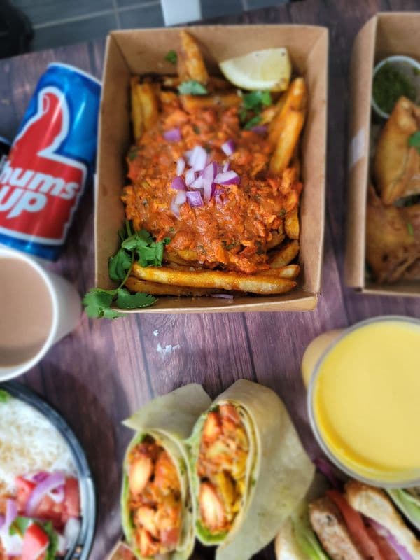 Butter Chicken Fries